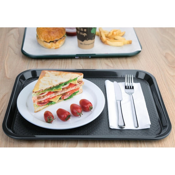 FD937 Kristallon Foodservice Tray Charcoal 305 x 415mm JD Catering Equipment Solutions Ltd