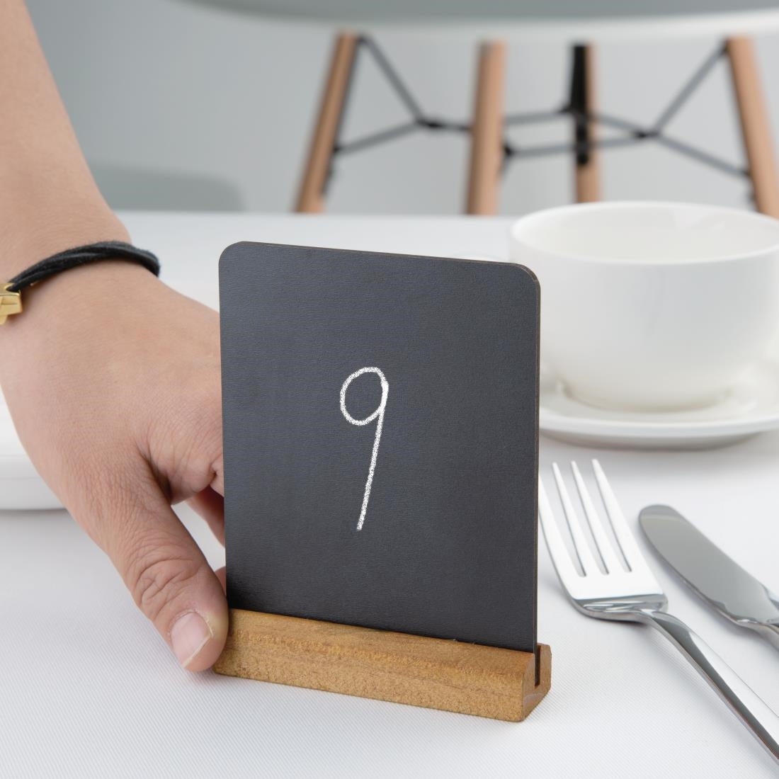 FD951 Olympia Mini Elegant Tableboard 100(H) x 80(W)mm (Pack of 4) JD Catering Equipment Solutions Ltd