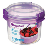 FD975 Sistema KLIP IT Dual Cereal and Yoghurt Container 530ml JD Catering Equipment Solutions Ltd