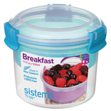 FD975 Sistema KLIP IT Dual Cereal and Yoghurt Container 530ml JD Catering Equipment Solutions Ltd