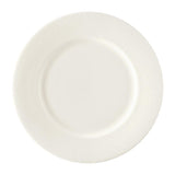 FE041 Royal Crown Derby Bark White Flat Rim Plate 215mm (Pack of 6) JD Catering Equipment Solutions Ltd