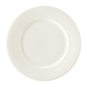 FE041 Royal Crown Derby Bark White Flat Rim Plate 215mm (Pack of 6) JD Catering Equipment Solutions Ltd
