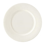 FE041 Royal Crown Derby Bark White Flat Rim Plate 215mm (Pack of 6) JD Catering Equipment Solutions Ltd