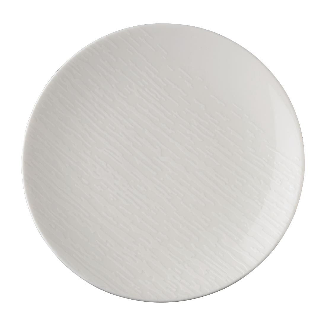 FE042 Royal Crown Derby Bark White Coupe Plate 165mm (Pack of 6) JD Catering Equipment Solutions Ltd