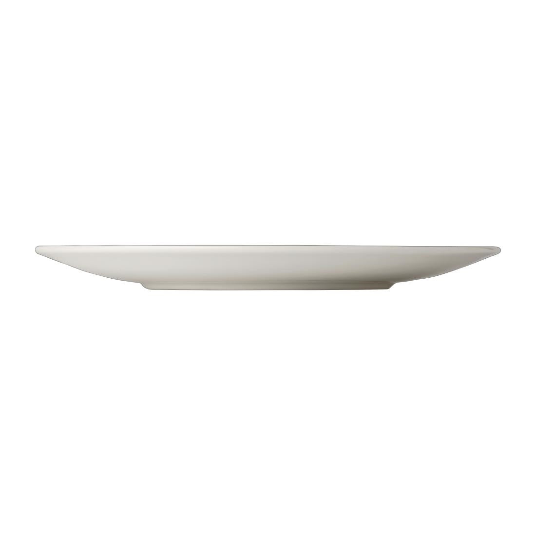 FE049 Royal Crown Derby Effervesce White Flat Rim Plate 156mm (Pack of 6) JD Catering Equipment Solutions Ltd