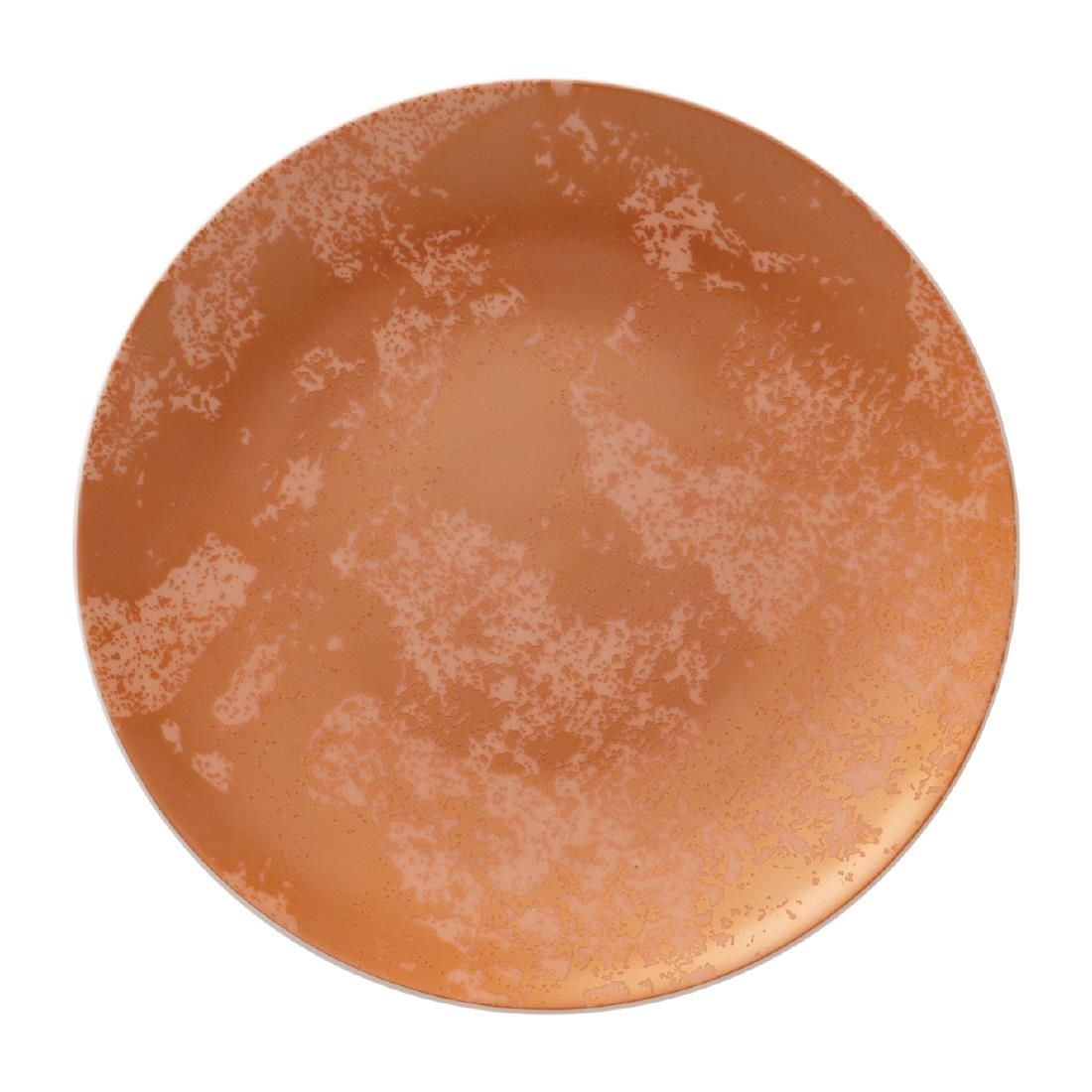 FE107 Royal Crown Derby Crushed Velvet Copper Coupe Plate 164mm (Pack of 6) JD Catering Equipment Solutions Ltd