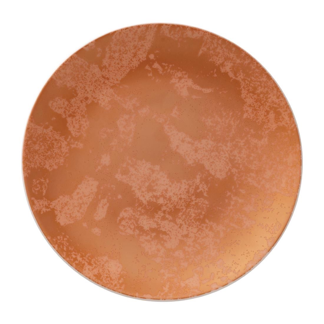 FE108 Royal Crown Derby Crushed Velvet Copper Coupe Plate 209mm (Pack of 6) JD Catering Equipment Solutions Ltd