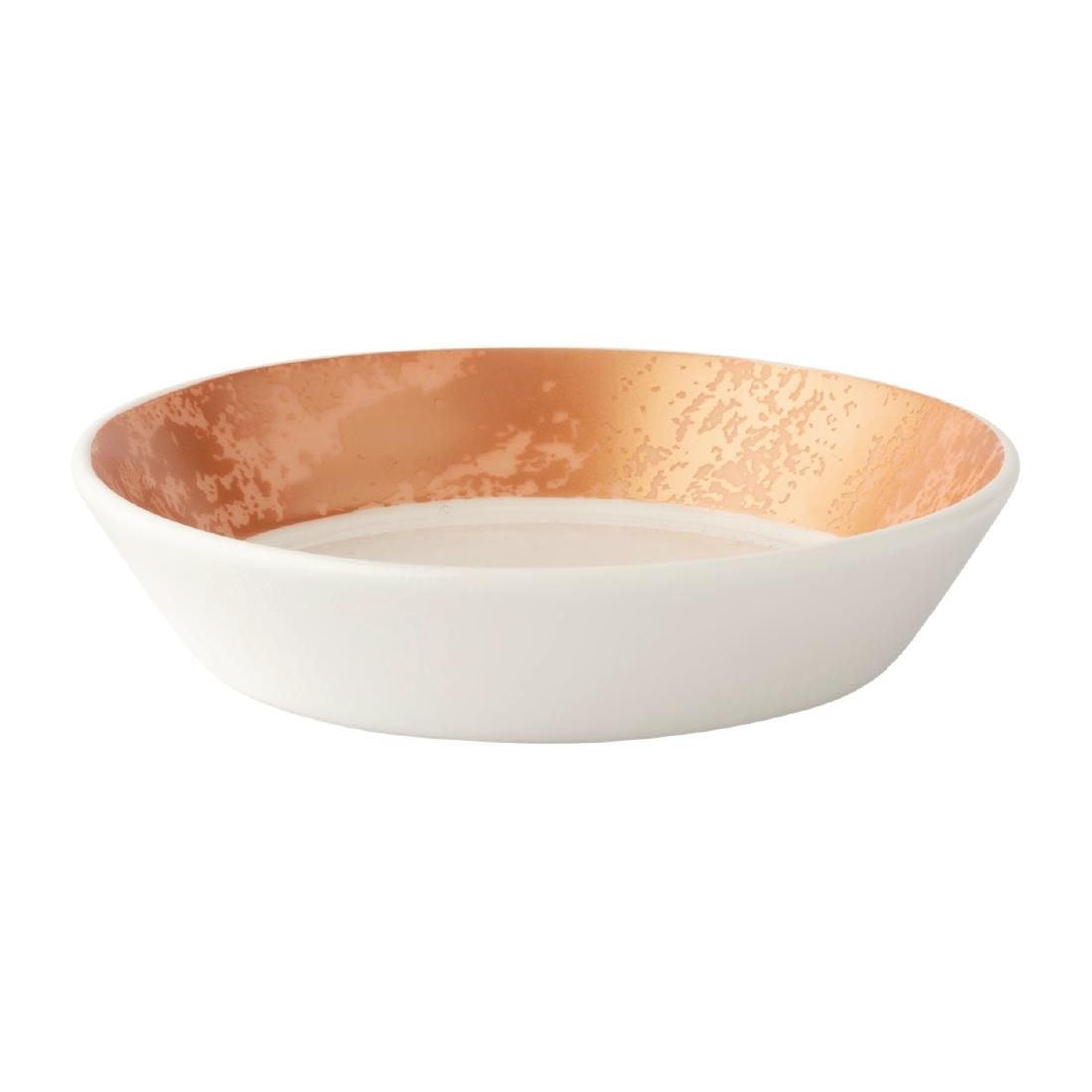 FE110 Royal Crown Derby Crushed Velvet Copper Flared Dish (Pack of 6) JD Catering Equipment Solutions Ltd