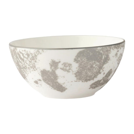 FE113 Royal Crown Derby Crushed Velvet Grey Bowl 115mm (Pack of 6) JD Catering Equipment Solutions Ltd