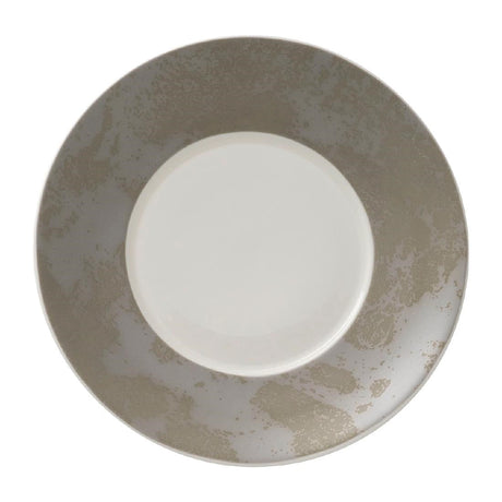 FE116 Royal Crown Derby Crushed Velvet Grey Charnwood Saucer (Pack of 6) JD Catering Equipment Solutions Ltd