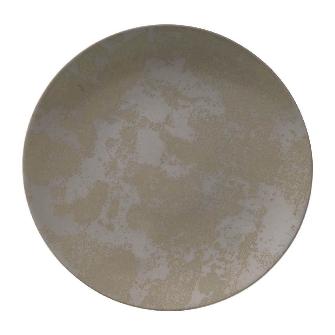 FE120 Royal Crown Derby Crushed Velvet Grey Coupe Plate 255mm (Pack of 6) JD Catering Equipment Solutions Ltd