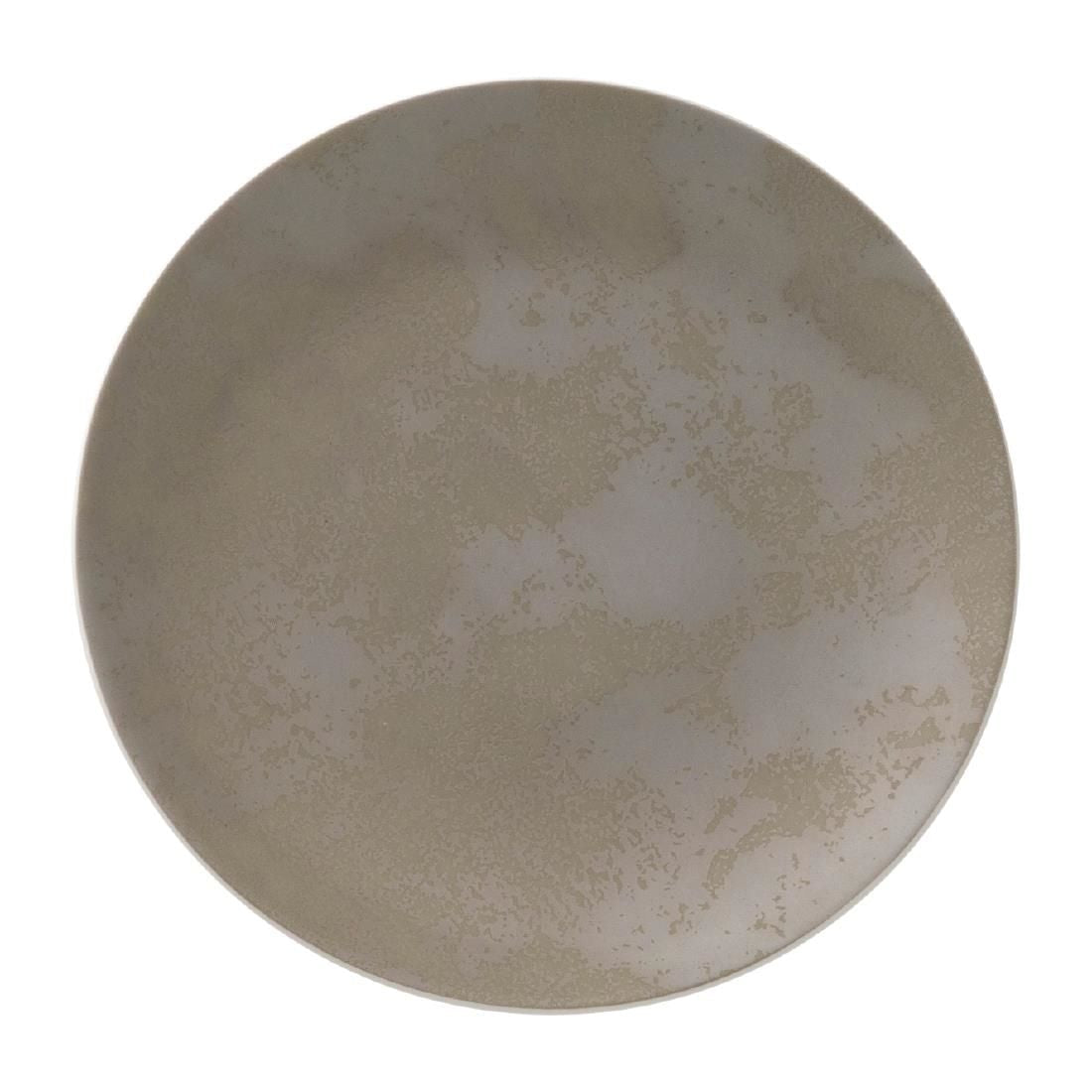 FE121 Royal Crown Derby Crushed Velvet Grey Coupe Plate 164mm (Pack of 6) JD Catering Equipment Solutions Ltd