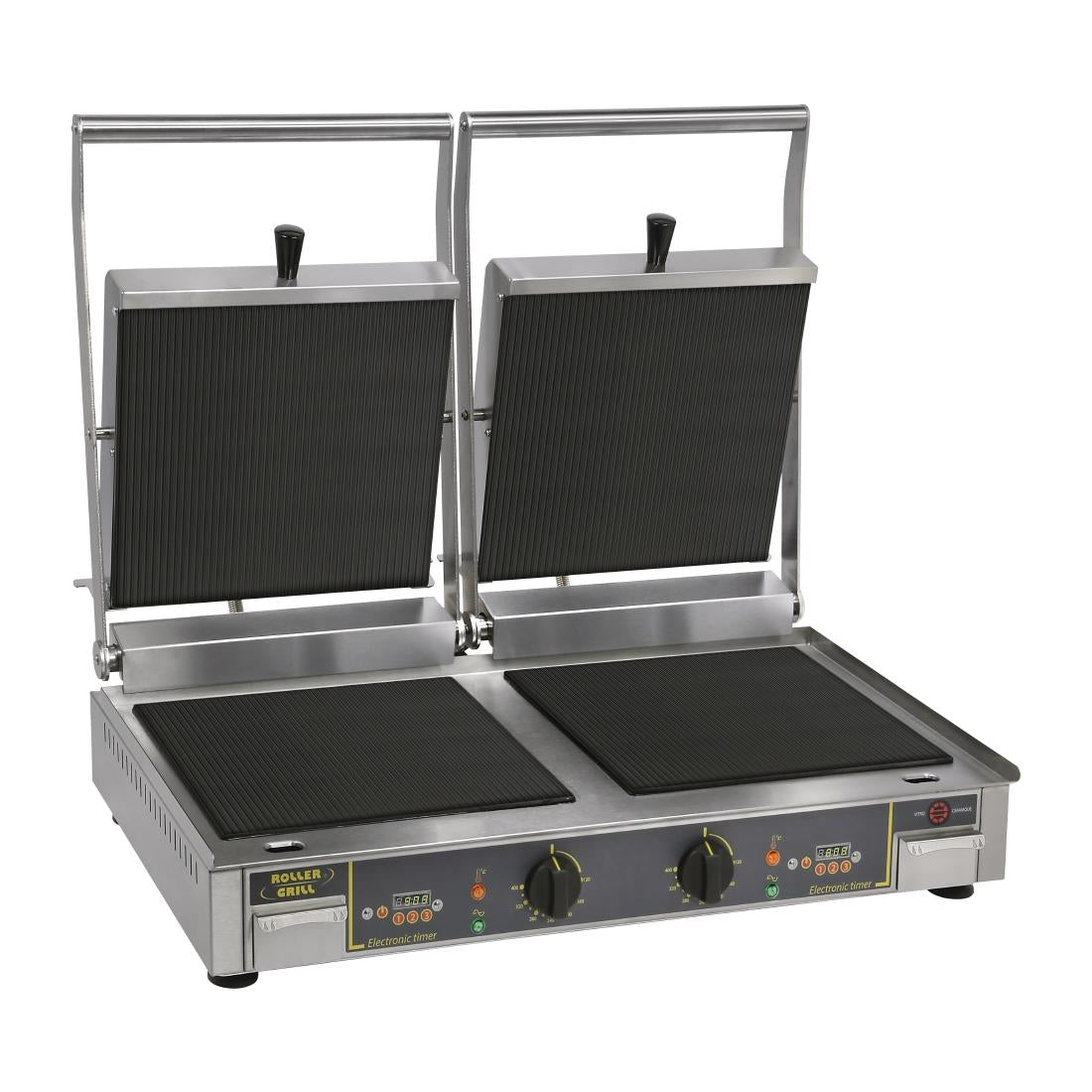 FE147 Roller Grill Premium VC DR Double Ribbed Contact Grill JD Catering Equipment Solutions Ltd