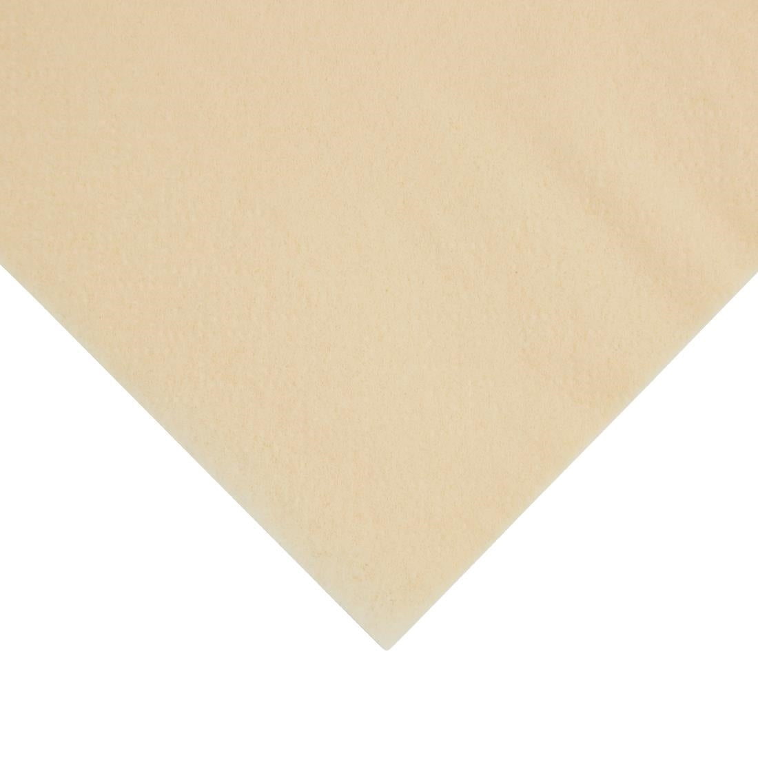 FE220 Fiesta Recyclable Lunch Napkin Cream 33x33cm 2ply 1/4 Fold (Pack of 2000) JD Catering Equipment Solutions Ltd