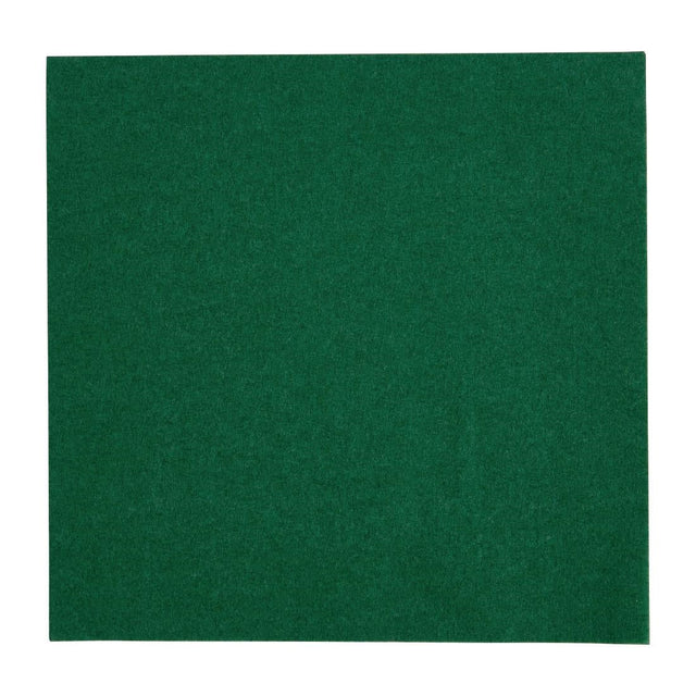 FE223 Fiesta Recyclable Lunch Napkin Green 33x33cm 2ply 1/4 Fold (Pack of 2000) JD Catering Equipment Solutions Ltd