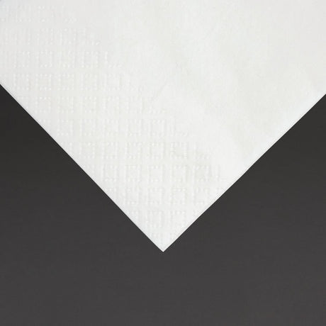 FE227 Fiesta Recyclable Lunch Napkin White 33x33cm 2ply 1/8 Fold (Pack of 2000) JD Catering Equipment Solutions Ltd