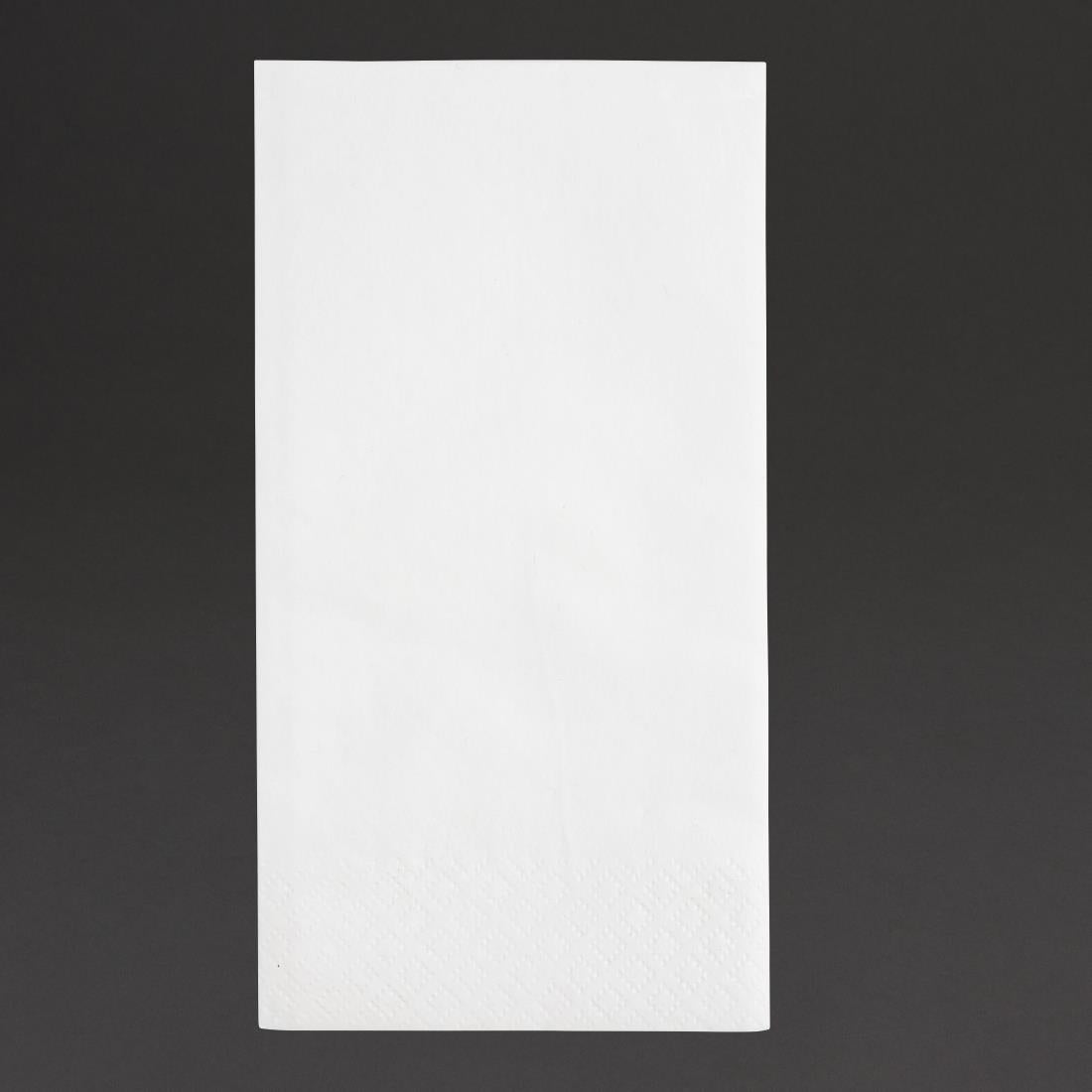 FE227 Fiesta Recyclable Lunch Napkin White 33x33cm 2ply 1/8 Fold (Pack of 2000) JD Catering Equipment Solutions Ltd