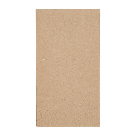 FE234 Fiesta Recycled Kraft Lunch Napkins 330mm (Pack of 2000) JD Catering Equipment Solutions Ltd