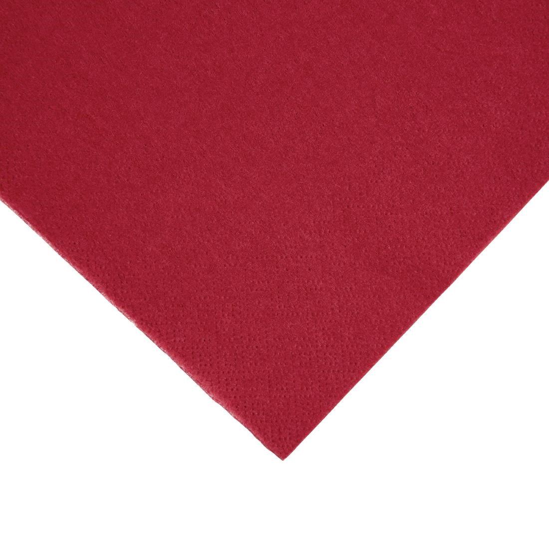 FE237 Fiesta Recyclable Dinner Napkin Bordeaux 40x40cm 2ply 1/4 Fold (Pack of 2000) JD Catering Equipment Solutions Ltd