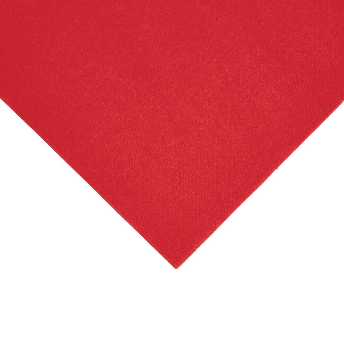 FE238 Fiesta Recyclable Dinner Napkin Red 40x40cm 2ply 1/4 Fold (Pack of 2000) JD Catering Equipment Solutions Ltd