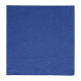 FE240 Fiesta Recyclable Dinner Napkin Dark Blue 40x40cm 2ply 1/4 Fold (Pack of 2000) JD Catering Equipment Solutions Ltd