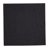 FE241 Fiesta Recyclable Dinner Napkin Black 40x40cm 2ply 1/4 Fold (Pack of 2000) JD Catering Equipment Solutions Ltd