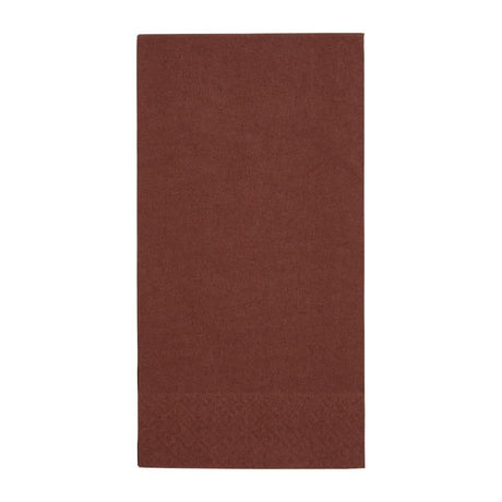 FE245 Fiesta Dinner Napkins Mocha 400mm (Pack of 2000) JD Catering Equipment Solutions Ltd