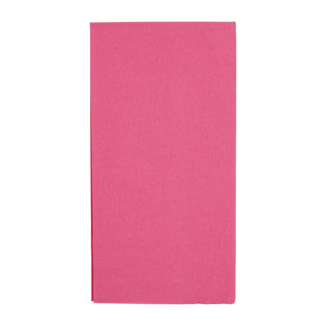 FE246 Fiesta Dinner Napkins Deep Pink 400mm (Pack of 2000) JD Catering Equipment Solutions Ltd