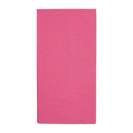 FE246 Fiesta Dinner Napkins Deep Pink 400mm (Pack of 2000) JD Catering Equipment Solutions Ltd