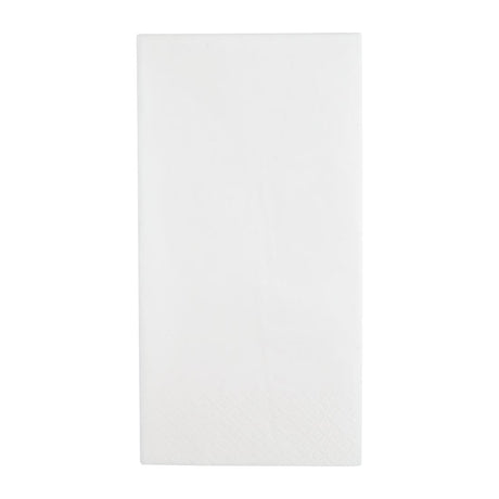 FE258 Fiesta Recyclable Dinner Napkin White 40x40cm 3ply 1/8 Fold (Pack of 1000) JD Catering Equipment Solutions Ltd