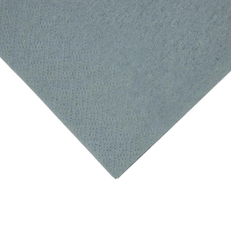 FE260 Fiesta Recyclable Dinner Napkin Grey 40x40cm 3ply 1/8 Fold (Pack of 1000) JD Catering Equipment Solutions Ltd