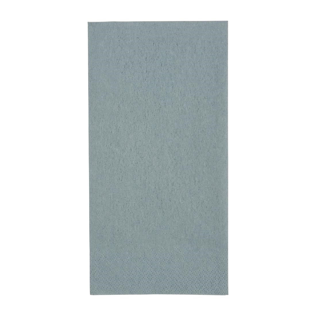 FE260 Fiesta Recyclable Dinner Napkin Grey 40x40cm 3ply 1/8 Fold (Pack of 1000) JD Catering Equipment Solutions Ltd