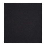 FE270 Fiesta Recyclable Premium Tablin Dinner Napkin Black 40x40cm Airlaid 1/4 Fold (Pack of 500) JD Catering Equipment Solutions Ltd