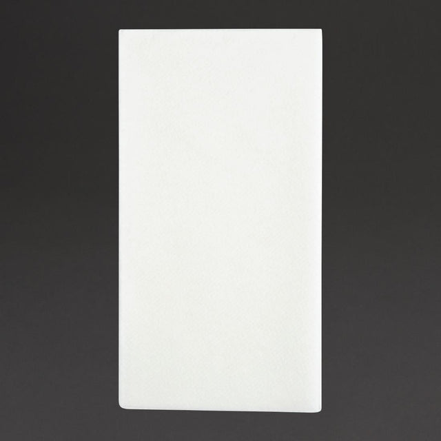 FE271 Fiesta Recyclable Premium Tablin Dinner Napkin White 40x40cm (Pack of 500) JD Catering Equipment Solutions Ltd