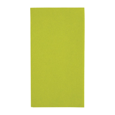 FE272 Fiesta Recyclable Premium Tablin Dinner Napkin Kiwi 40x40cm Airlaid 1/8 Fold (Pack of 500) JD Catering Equipment Solutions Ltd