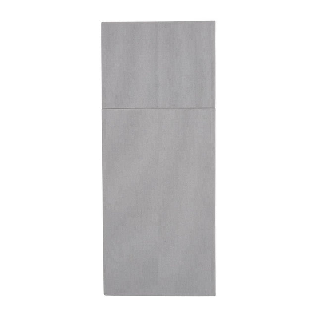 FE279 Fiesta Recyclable Premium Tablin Dinner Napkin Grey 48x40cm Airlaid Pocket Fold (Pk 400) JD Catering Equipment Solutions Ltd