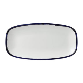 FE354 Dudson Harvest Ink Chefs Oblong Plate 298 x 152mm (Pack of 12) JD Catering Equipment Solutions Ltd