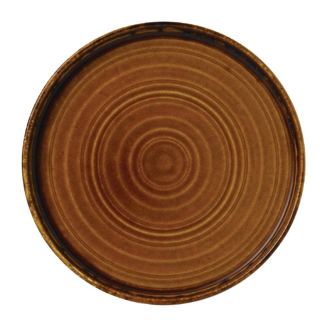 FE386 Dudson Harvest Brown Walled Plate 220mm (Pack of 6) JD Catering Equipment Solutions Ltd