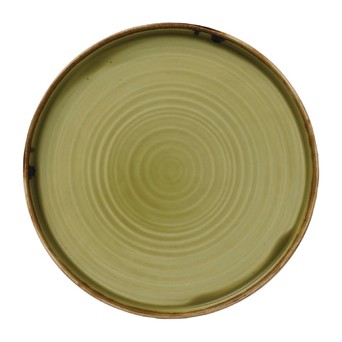 FE394 Dudson Harvest Green Walled Plate 220mm (Pack of 6) JD Catering Equipment Solutions Ltd