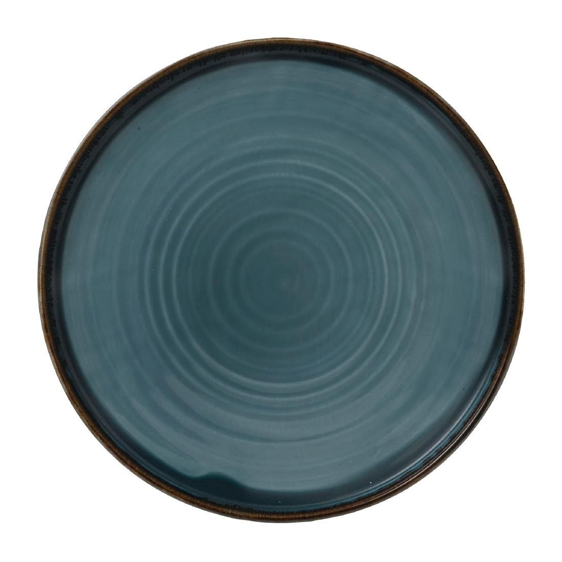 FE398 Dudson Harvest Blue Walled Plate 220mm (Pack of 6) JD Catering Equipment Solutions Ltd