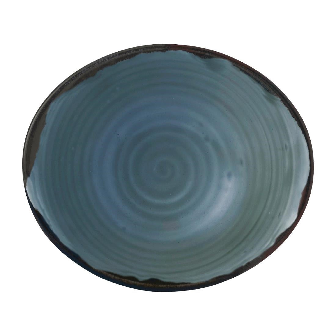 FE401 Dudson Harvest Blue Deep Bowl 200 x 168mm (Pack of 6) JD Catering Equipment Solutions Ltd