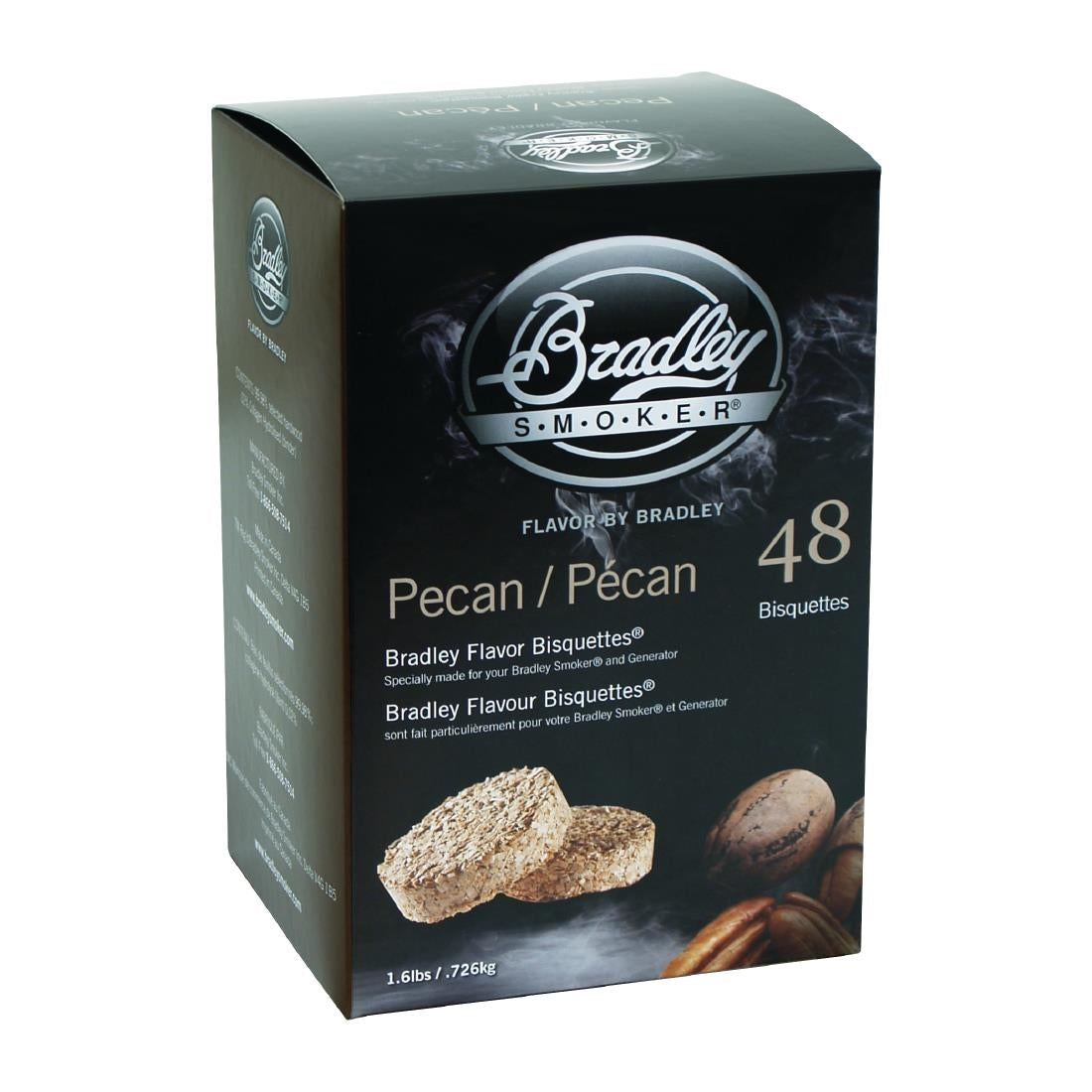 FE644 Bradley Food Smoker Pecan Flavour Bisquette (Pack of 48) JD Catering Equipment Solutions Ltd