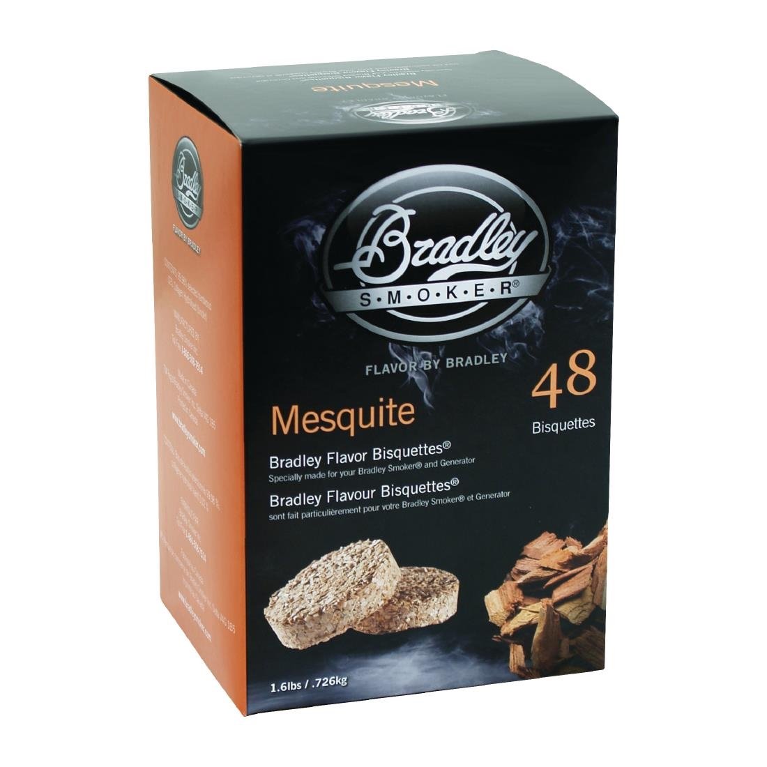 FE646 Bradley Food Smoker Mesquite Flavour Bisquette (Pack of 48) JD Catering Equipment Solutions Ltd