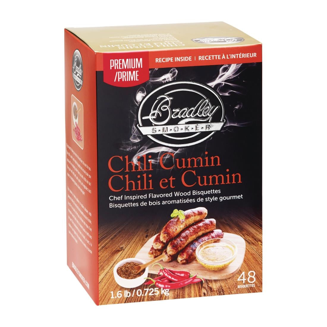FE652 Bradley Food Smoker Chili Cumin Premium Flavour (Pack of 48) JD Catering Equipment Solutions Ltd