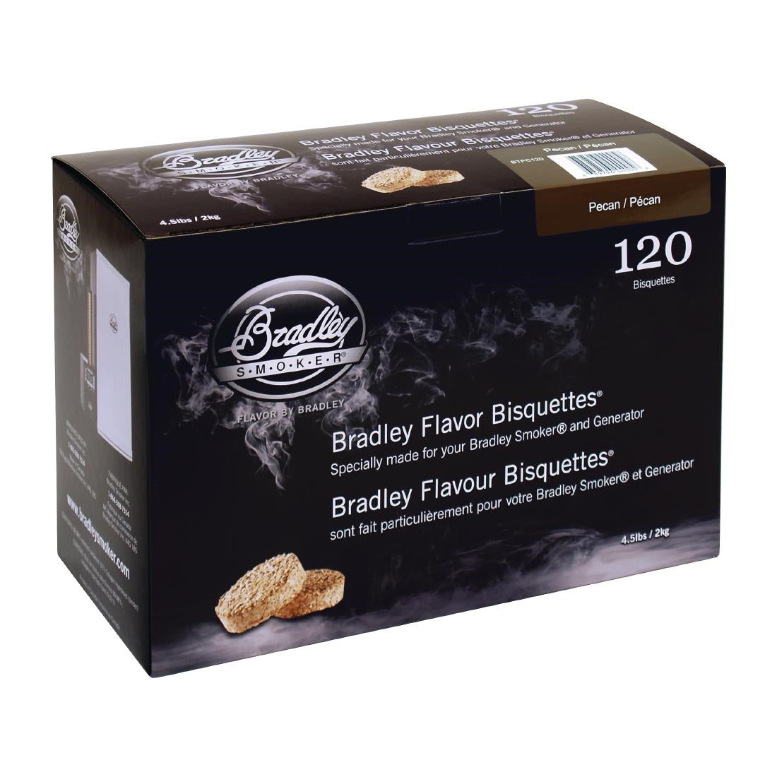 FE655 Bradley Food Smoker Pecan Flavour Bisquette (Pack of 120) JD Catering Equipment Solutions Ltd