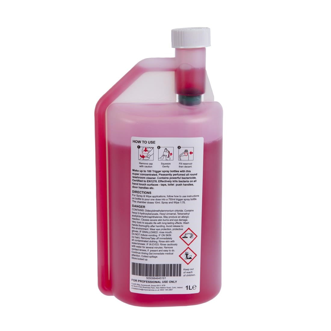 FE718 Jantex Washroom Cleaner Super Concentrate 1Ltr JD Catering Equipment Solutions Ltd