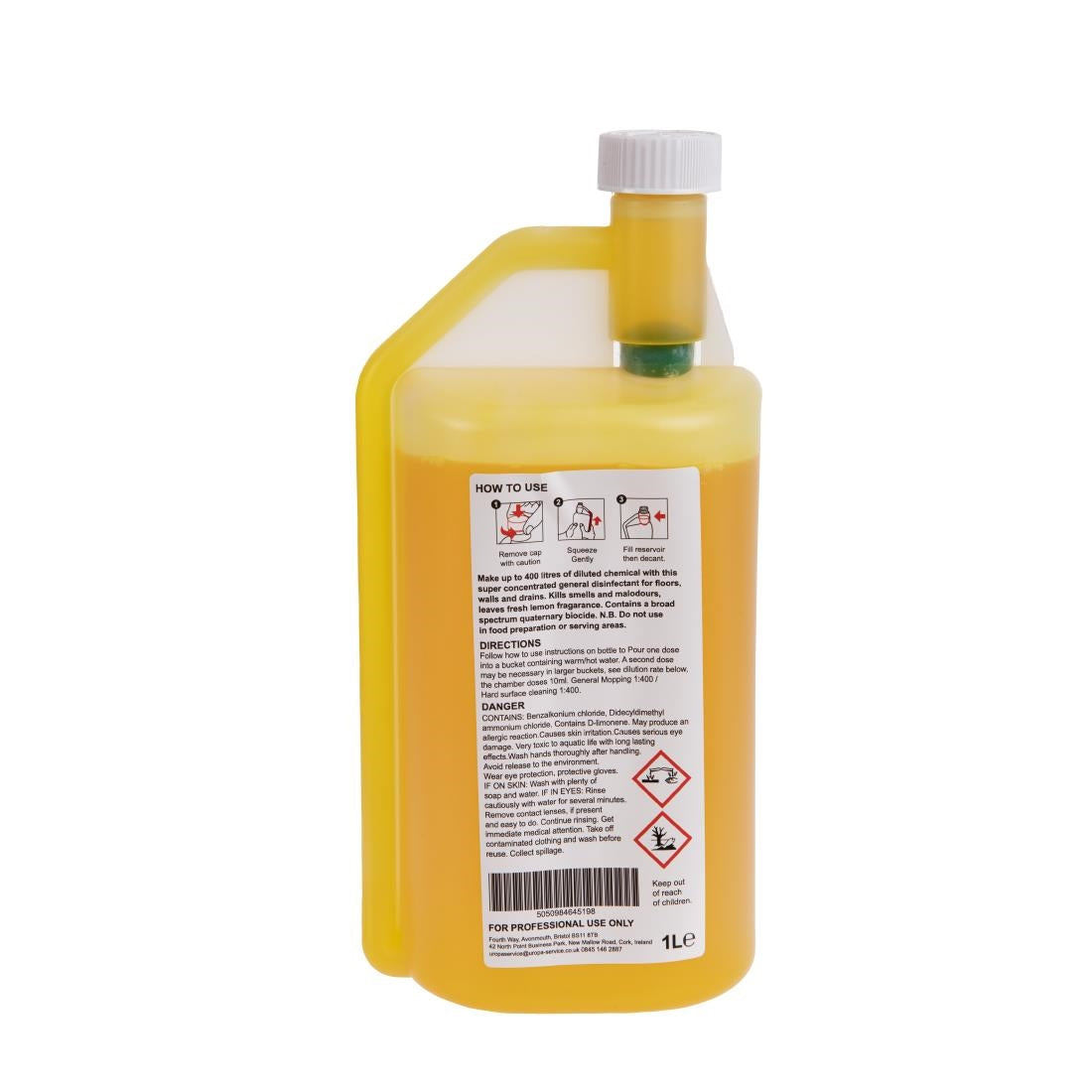 FE780 Jantex Disinfectant and Floor Cleaner Super Concentrate 1Ltr JD Catering Equipment Solutions Ltd
