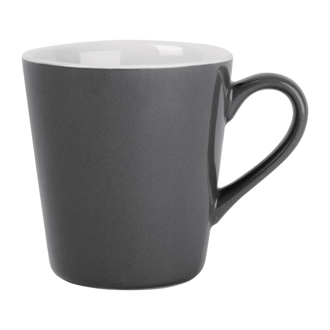 FF992 Olympia Cafe Flat White Charcoal - 170ml 5.74fl oz (Box 12) JD Catering Equipment Solutions Ltd