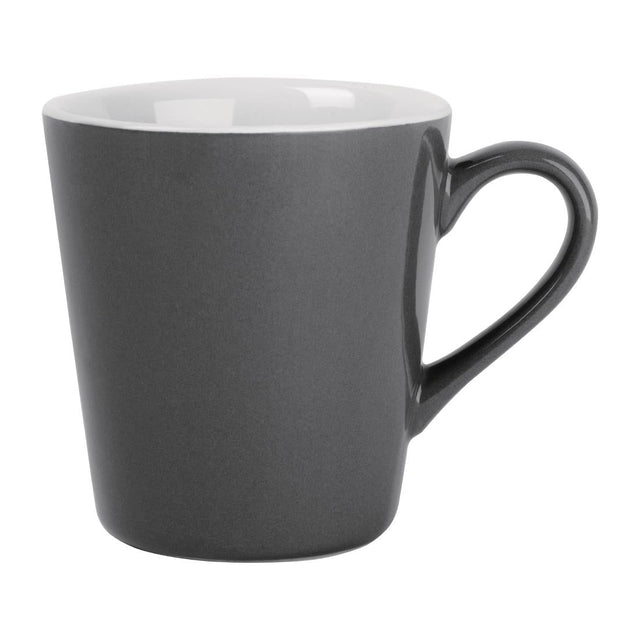 FF992 Olympia Cafe Flat White Charcoal - 170ml 5.74fl oz (Box 12) JD Catering Equipment Solutions Ltd