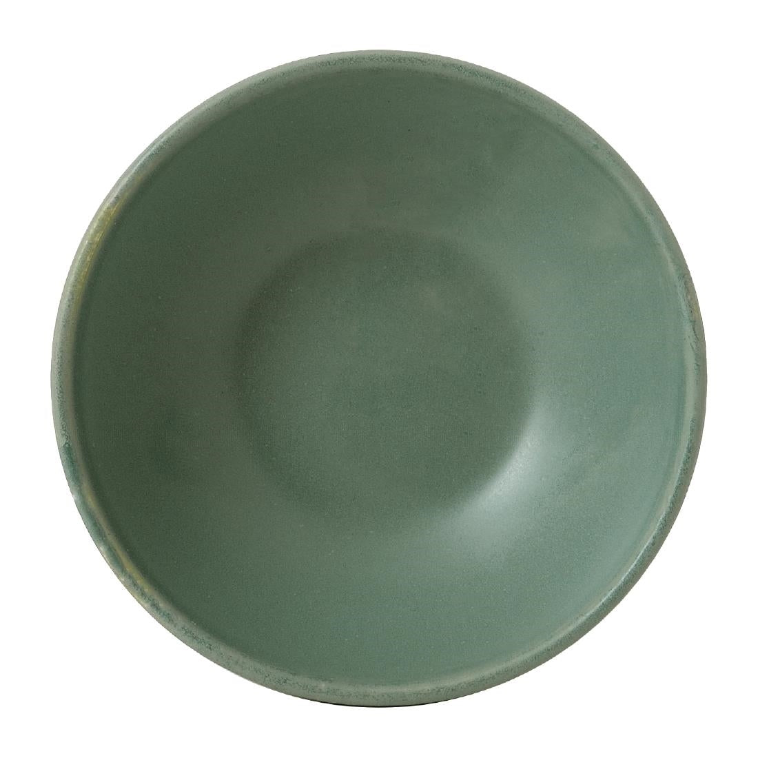 FJ712 Churchill Super Vitrified Nourish Andorra Green Shallow Bowl 7oz (Box 12) JD Catering Equipment Solutions Ltd